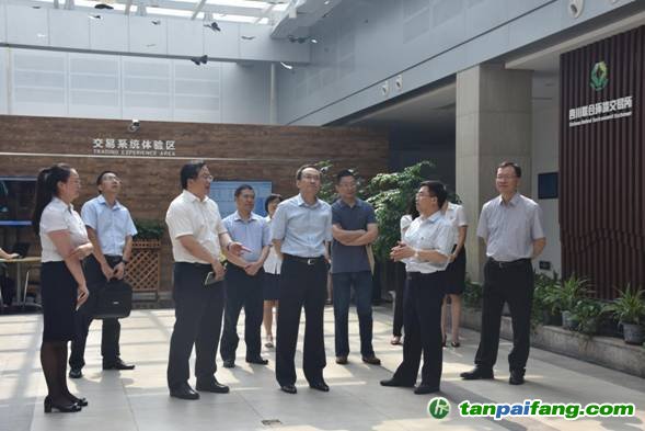 王寧常務副省長調(diào)研四川聯(lián)合環(huán)境交易所