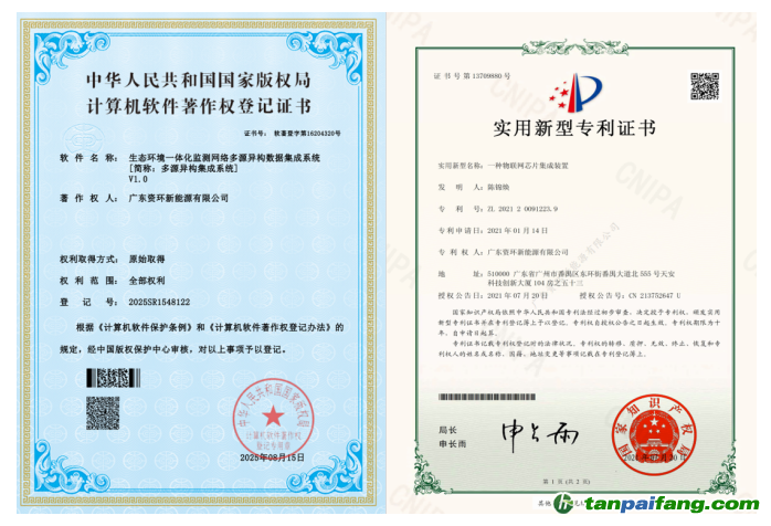 廣東資環(huán)新能源有限公司專利技術(shù)證書